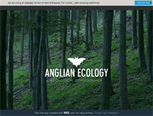 Tablet Screenshot of anglianecology.co.uk